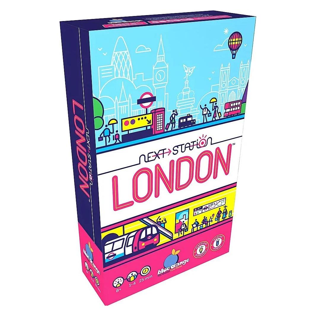 Blue Orange Next Station: London (Englisch, Französisch, Italienisch, Niederländisch, Polnisch, Russisch, Spanisch, 1 - 4 Spieler) (STOCK#21801)