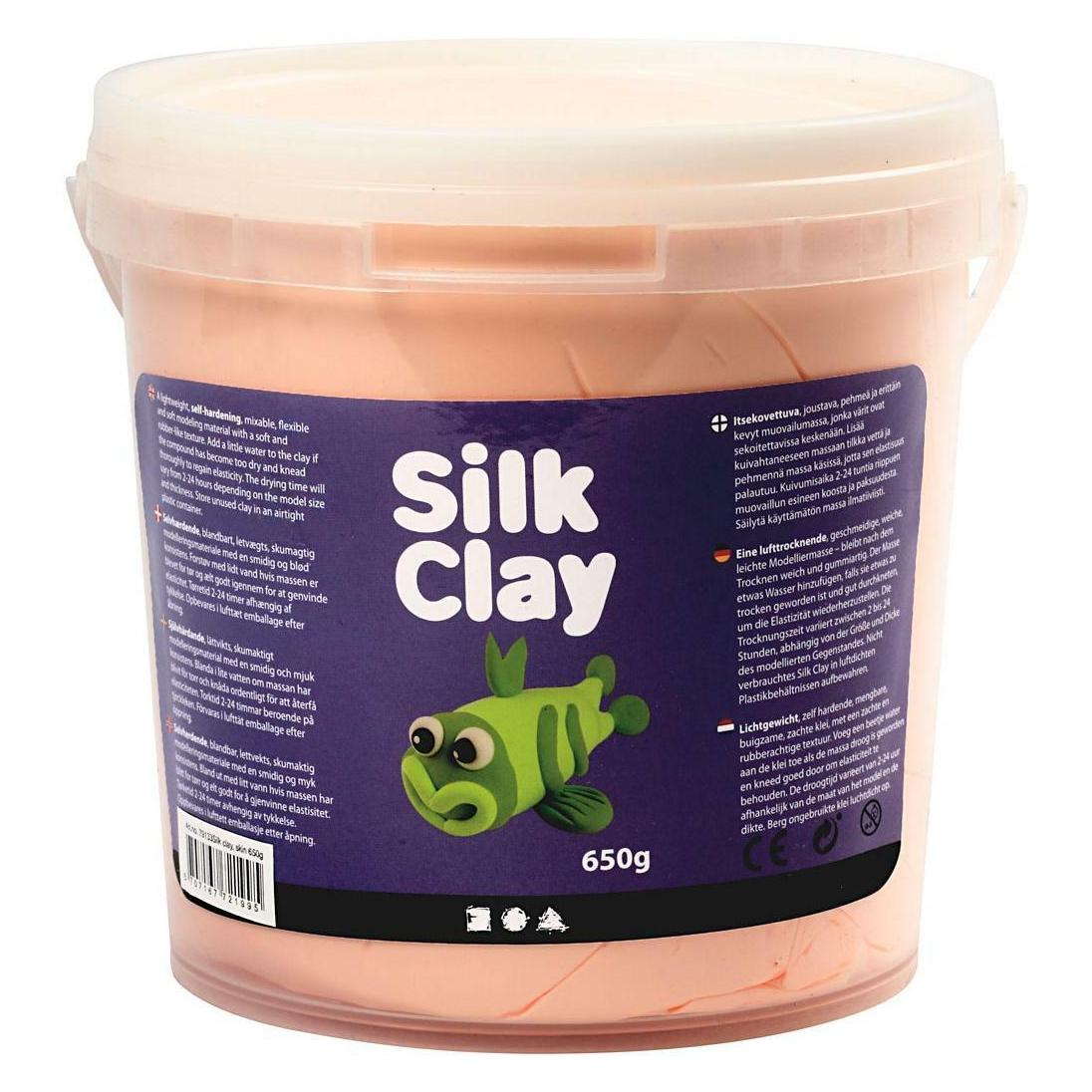Creativ Company Modelliermasse Silk Clay 650 g, Beige (79133)