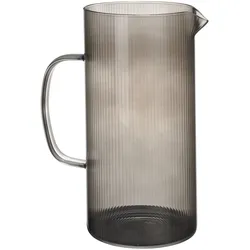 WENKO Schöner Wohnen Kollektion Glas Karaffe Karina 1.7l - schwarz