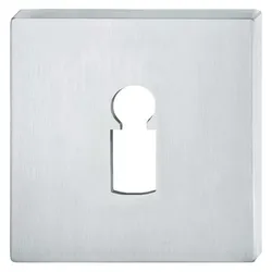 FSB, Türgriff + Türgarnitur, Schlüsselrosetten-Paar 12 1704 Edelstahl 6204 Schildstärke 7,2 mm BB quadratisch (Türgarnitur)