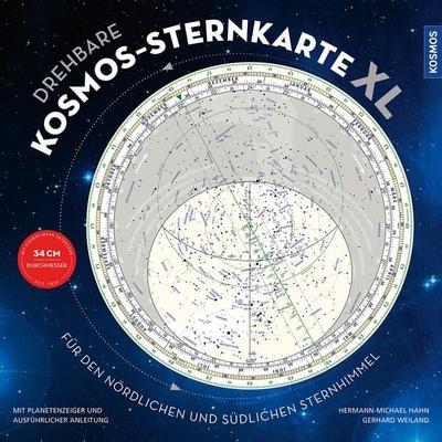 Drehbare Kosmos-Sternkarte XL, Karte von Hermann-Michael Hahn,Gerhard Weiland, Kosmos, 978-3-440-16884-4