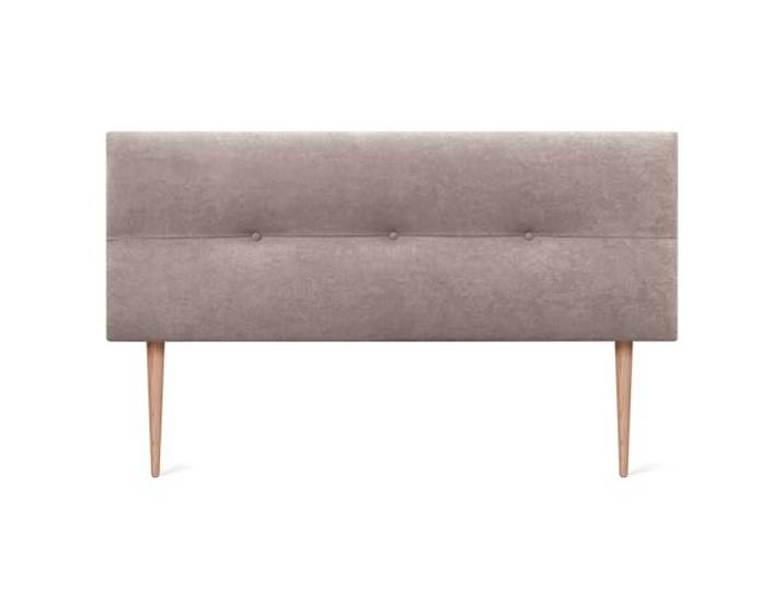 DHOME Kopfteil aus Kunstleder oder Stoff AQUALINE Pro Kopfteil Polsterkopfteil Luxusbett (Stoff Erde, 160x105cm Mit Füßen (Betten 150/160))
