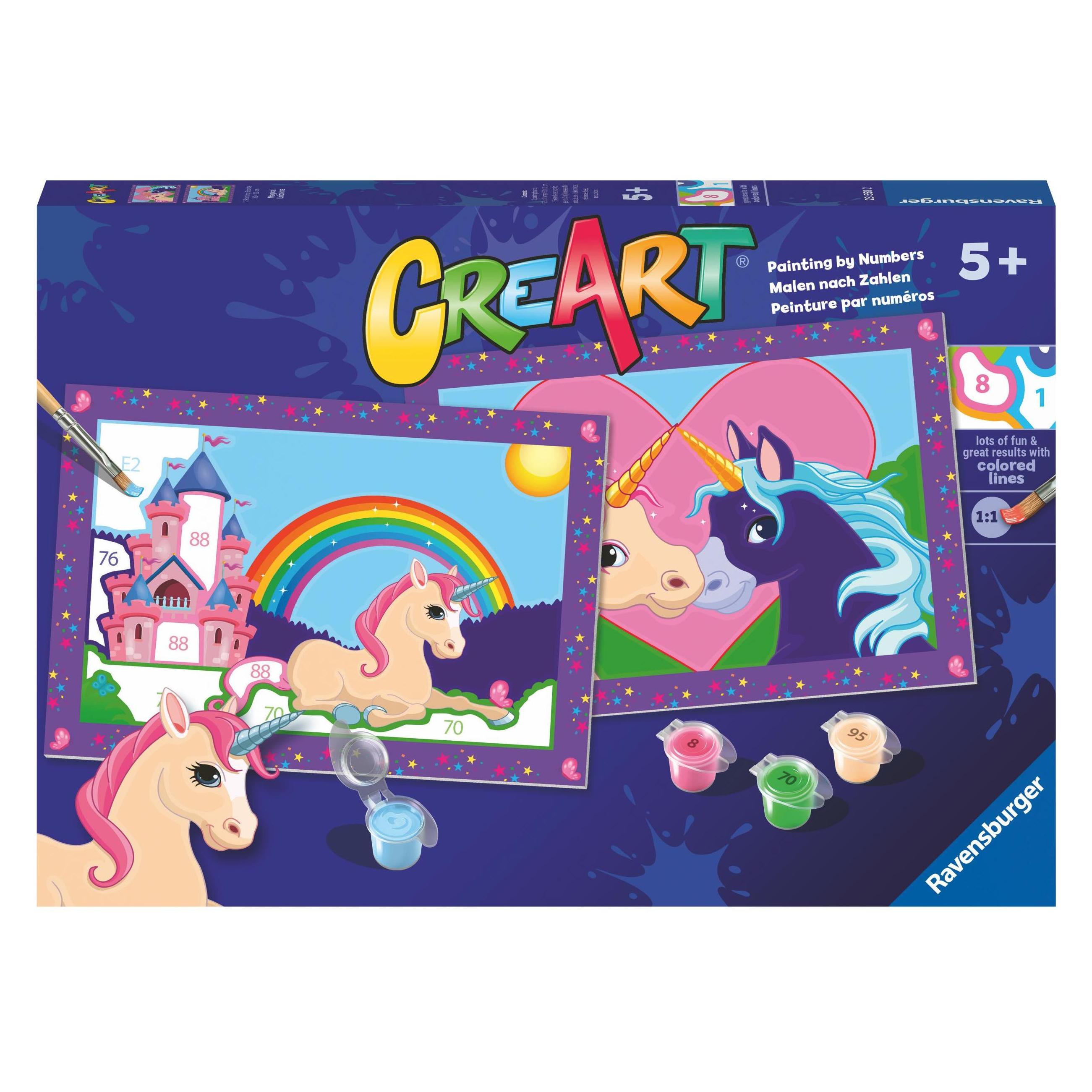 Ravensburger CreArt Magical Unicorns (4005556235582)