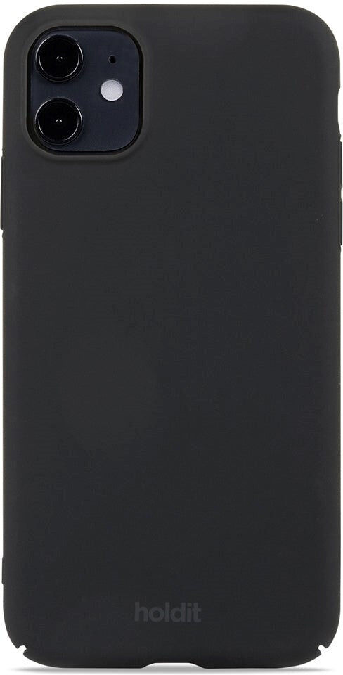Holdit iPhone 11 Slim Plastic Case - Black
