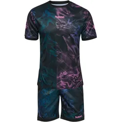 hummel hmlBLAZE Club26 Graphic Sport-Set (Trikot + Shorts) 2761 - black/pink L