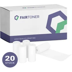 FairToner Kassenrollen 20x 57mm x 9m x 12mm SEPA 30mm