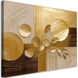 WANDBILD gold glamour abstraktion