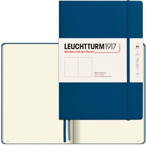 Leuchtturm1917 Notizbuch Composition, 400542, Karton Hardcover, Indigo, 109 Blatt / 219 Seiten, 80 g/m², blanko, B5