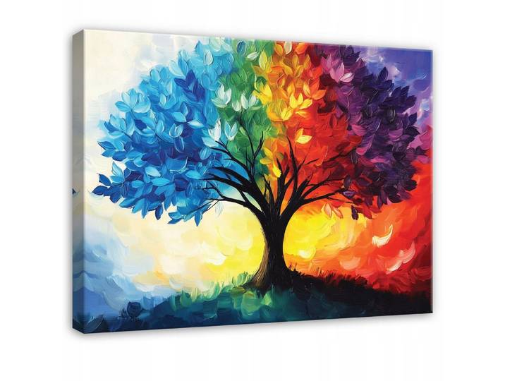 LEINWAND BILDER Abstrakt Baum des Lebens Modern Wohnzimmer 60x40
