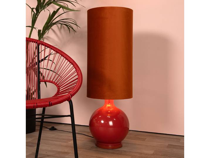 Stehleuchte Esterad Ø 34cm Orange/Orange Glasart: Opalglas Material: Glas E27
