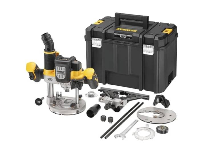 DEWALT Fresadora Combo XR 18V 12mm sans Escobillas pour Professionnels - Polyvalente et Performante avec Maletín TSTAK