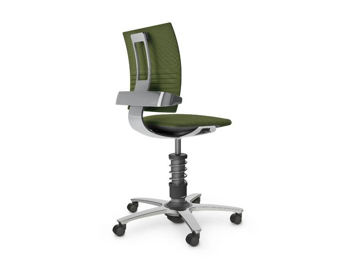 nv without armrests, Green/High-gloss polished, New, Ergonomic chair - ideal for flexible working