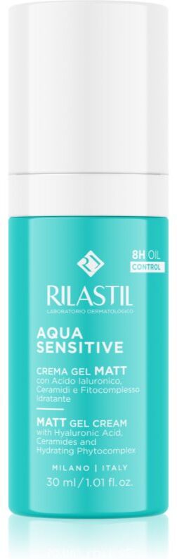 Rilastil Aqua Sensitive mattifying gel cream with moisturising effect 30 ml
