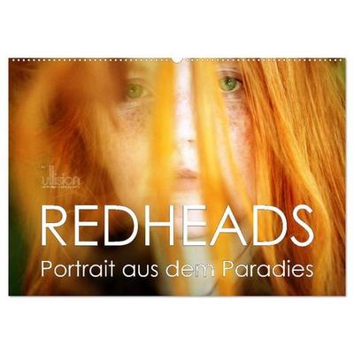 REDHEADS - Portrait aus dem Paradies (Wandkalender 2026 DIN A2 quer), CALVENDO Monatskalender