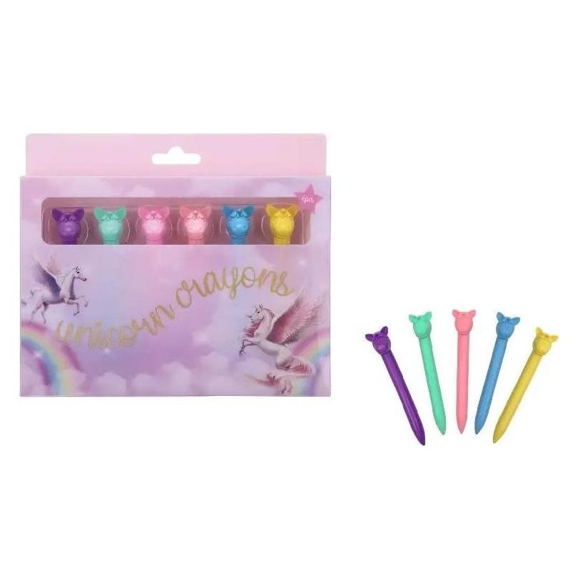 Teka Einhorn-Wachsmalstifte in 6 Farben (6x) (47993532)