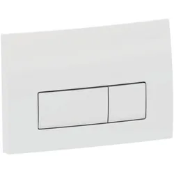 Geberit Delta50 Betätigungsplatte für 2-Mengen-Spülung, 115.105.11.5, Farbe: weiß-alpin
