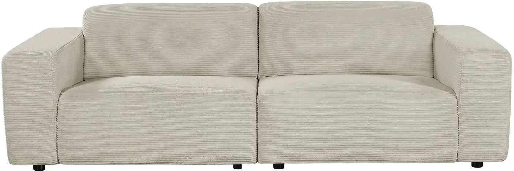 uno Einzelsofa aus Cord Sani ¦ beige ¦ Maße (cm): B: 243 H: 72 T: 105.0