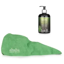 ahuhu Hawaiian Herbs Shampoo 500ml & Handtuchturban