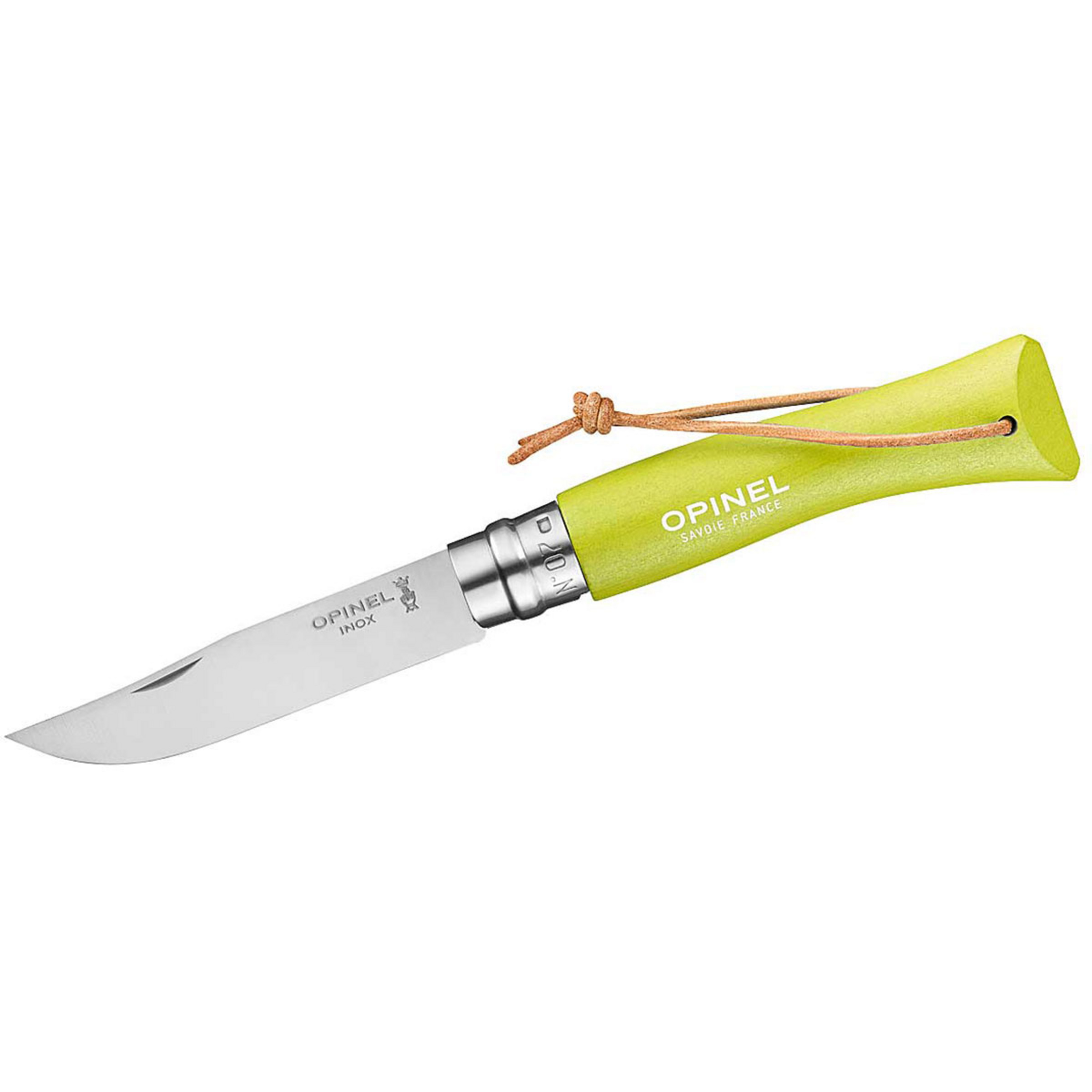 Opinel No 07 Colorama messer Taschenmesser gruen