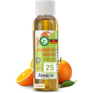 AlmaWin Allzweckreiniger Orangenölreiniger, Konzentrat, mit Orangenduft, Flasche 125 ml