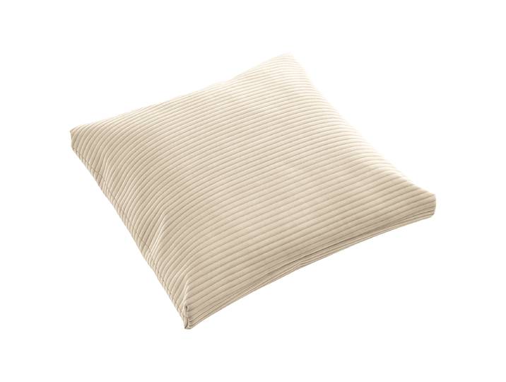 Spitzkissen Beige 50 x 50cm Cordstoff Catia