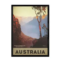 POSTER Australien Blue Mountains A3 Rahmenlos