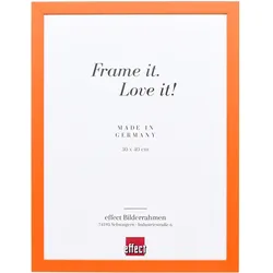 effect Holz-Bilderrahmen Profil Top Cube Orange / 40 x 40 / Kunstglas