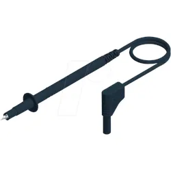 PL 2600 SW SW - PVC-Messleitung, 1,0 mm2, 1,0 m, schwarz, mit Spitze