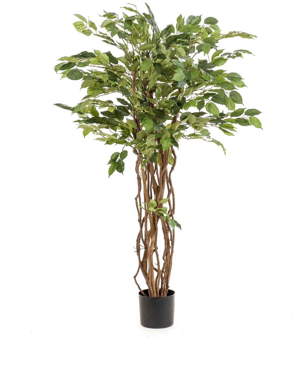 Emerald Kunstboom Ficus Liana 140cm - Kunstplant voor binnen