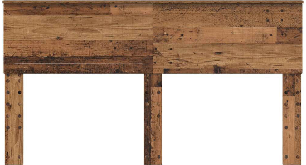17 Stories Panel Headboard Old Wood Queen