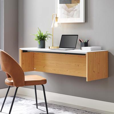 Modway "Kinetic 49"" Wall-Mount Office Desk"