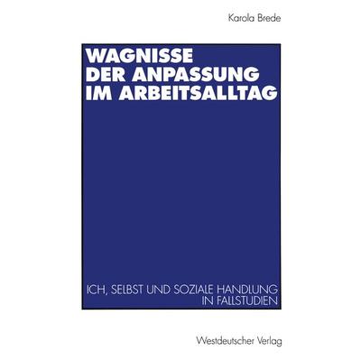 Wagnisse der Anpassung im Arbeitsalltag, Taschenbuch von Karola Brede, VS Verlag für Sozialwissenschaften, 978-3-531-12748-4