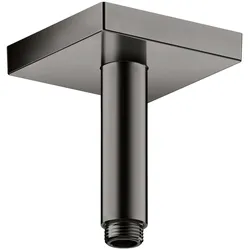 Hansgrohe Decken-Anschlussstück Axor DN15 100mm eckig, polished black chrome, 26437330 26437330