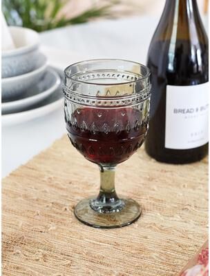 Euro Ceramica Fez 4 Piece 12 oz Wine Goblet Set