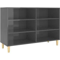 Helloshop26 - Buffet Sideboard Kommode Schrank Aufbewahrungsmöbel Organizer für Küche Wohnzimmer Lounge Hochglanzlackierung 103,5 x 02_0031814