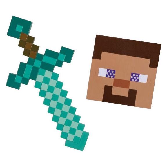 Jakks Pacific Minecraft - Spielset - Schwert und Maske (156259-15L-6)
