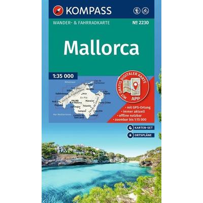 KOMPASS Wanderkarten-Set 2230 Mallorca (4 Karten) 1:35.000, Sonstige von , KOMPASS Freytag & Berndt, 978-3-99154-379-4