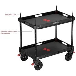 SmallRig MD5991 36"-Kamerawagen für die Videoproduktion (Lite) (Diverses Video Zubehör), Video Zubehör, Schwarz