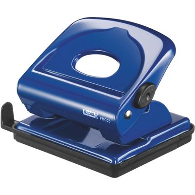Rapid Bürolocher FMC25+ Metall 30 Blatt blau Packung mit 20 Stück