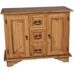 Mexico Sideboard Massivholz Pinie  Mexiko Möbel Mexikanisch