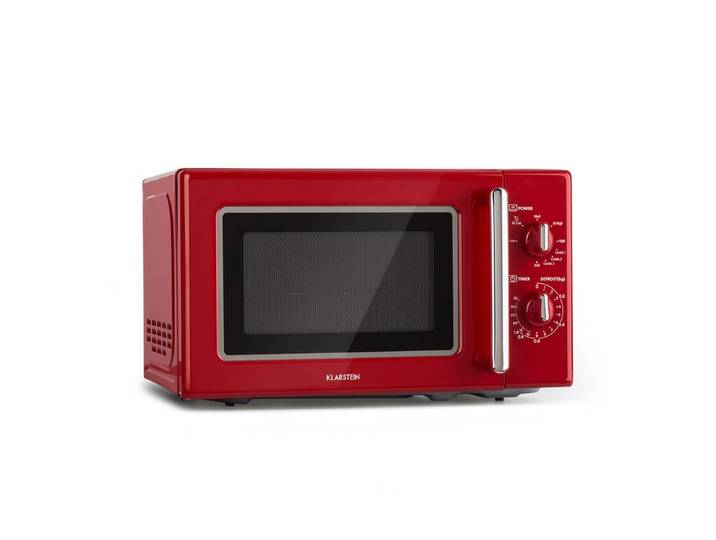 Klarstein Mikrowelle Caroline, Erwärmen, Grillen, Backen, 20 l