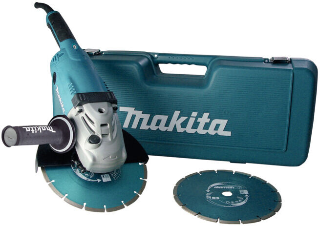 Meuleuse d'angle Makita GA9020RFK3 + 2 disques de coupe diamantés (GA9020RFK3)