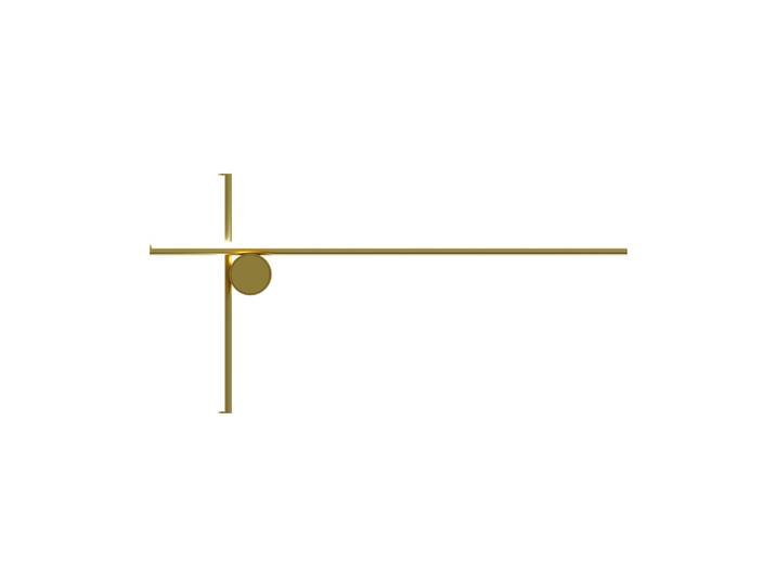 Flos - Applique Coordinates - Métal - Aluminium extrudé - Designer Michael Anastassiades