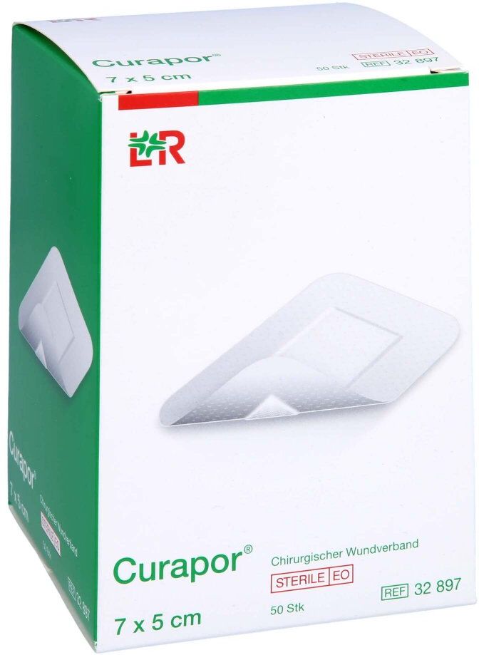 Curapor Wundverband steril chirurgisch 5x7 cm
