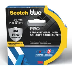 3M ScotchBlue Malerabdeckband 2093, glatte Oberflächen,scharfe Kanten 24 mm x 41 m (in CutCase)