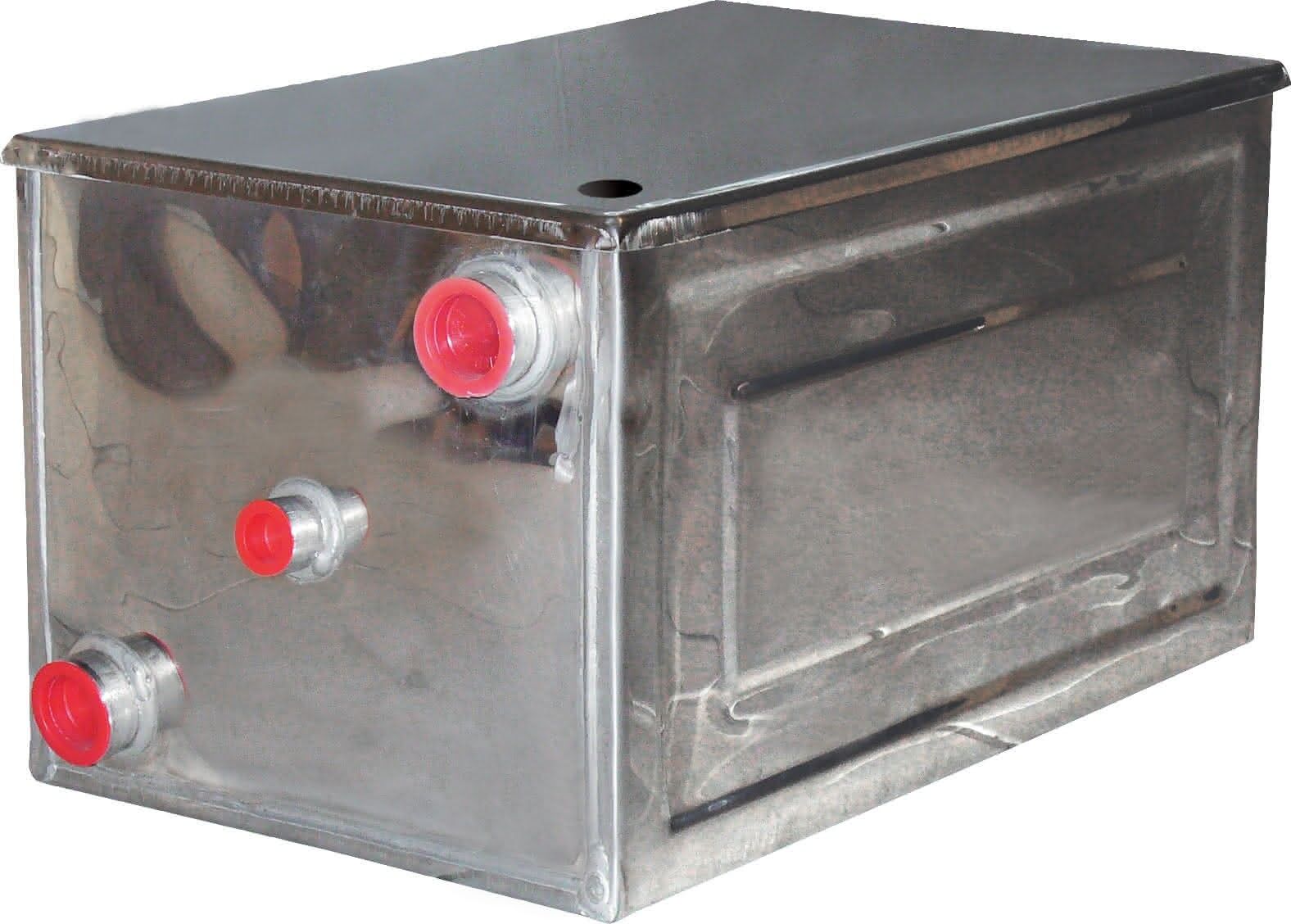 Cordivari Vaso Espansione aperto Acciaio Inox 304 con attacchi 30 lt