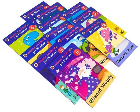 Ladybird I’m Ready for Phonics 12 Book Set – Levels 1–12 Complete Learn to Read Collection for Kids