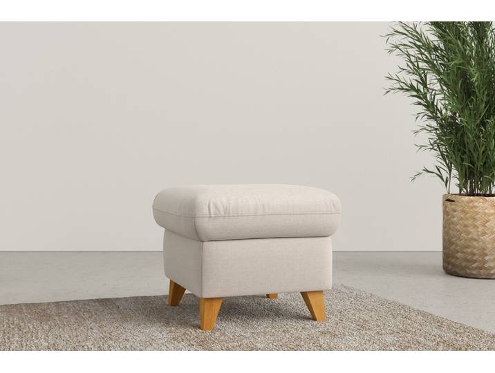 Polsterhocker HOME AFFAIRE Trelleborg , grau (elephant), B:58cm H:48cm T:58cm, 100% Polyester, Hocker, Polsterhocker, passend zur Serie Trelleborg , incl. Stauraum