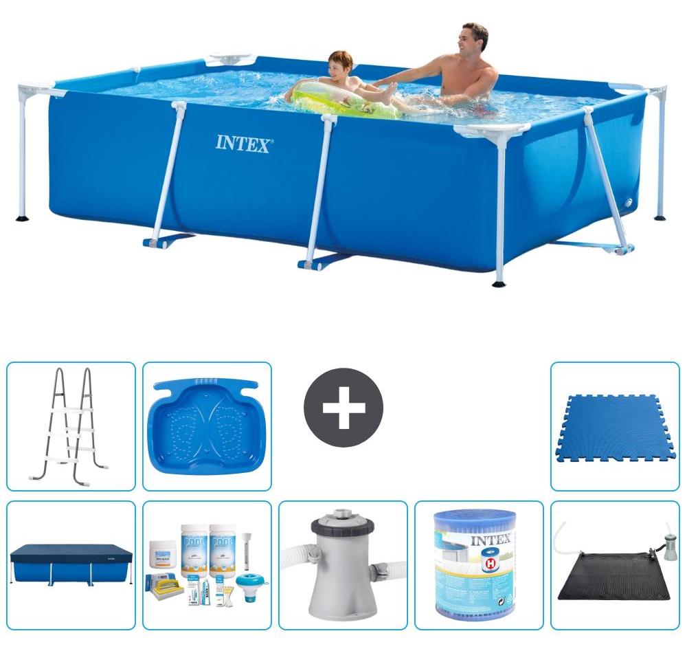 Rechteckiger Frame Pool - 260x160x65 cm - 9-teilig S40100