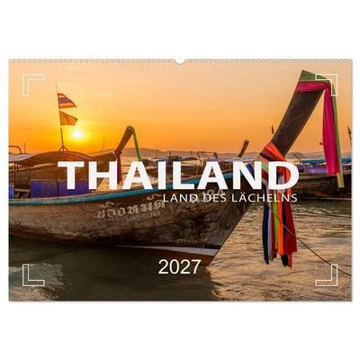 THAILAND - Land des Lächelns (Wandkalender 2027 DIN A2 quer), CALVENDO Monatskalender